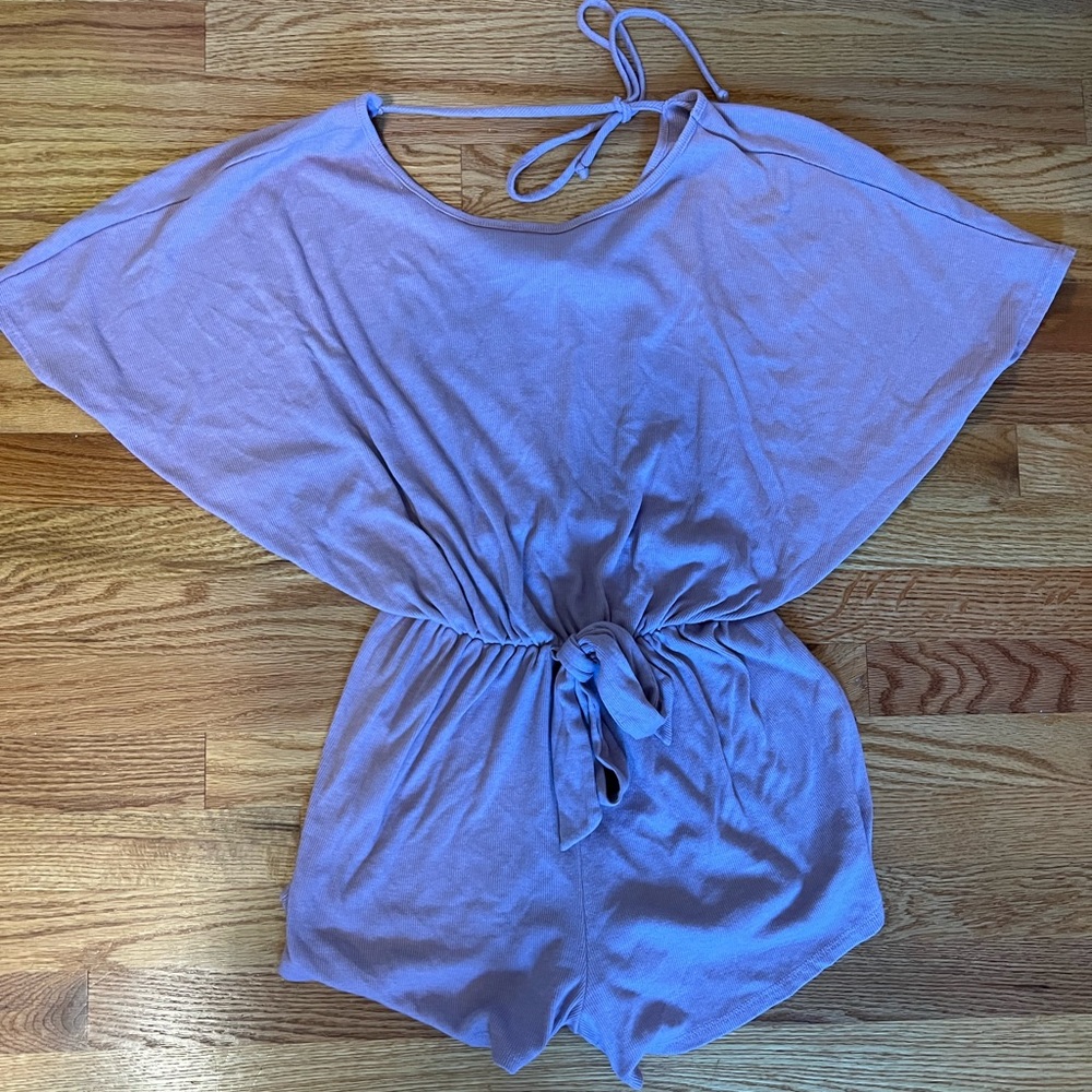 Pink Lily romper